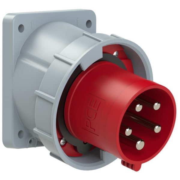 PC ELECTRIC - CEE-Anbaugerätestecker schräg 63A 5p 6h IP67  POWER TWIST