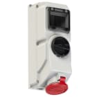 PC ELECTRIC - CEE-Steckdose abschaltbar DIN 32A 5p 6h IP44/IP54