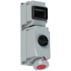 PC ELECTRIC - CEE-Steckdose abschaltbar DIN 63A 5p 6h IP66/IP67