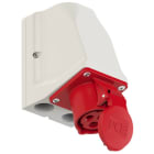 PC ELECTRIC - CEE-Wandsteckdose durchschleifbar 16A 3p 9h IP44