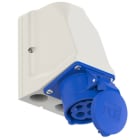 PC ELECTRIC - CEE-Wandsteckdose durchschleifbar 16A 4p 9h IP44