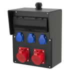 PC ELECTRIC - Wandverteiler Vollgummi Baureihe Salzburg BV 2x32/5 3xSSD M32o HKL Ea