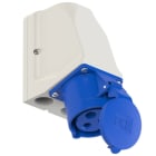 PC ELECTRIC - CEE-Wandsteckdose durchschleifbar 32A 3p 6h IP44