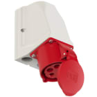 PC ELECTRIC - CEE-Wandsteckdose durchschleifbar 32A 5p 6h IP44
