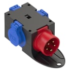 PC ELECTRIC - Mobilverteiler Kunststoff Baureihe ST.ANTON 3xSSD GS16/5 m.B. IP44