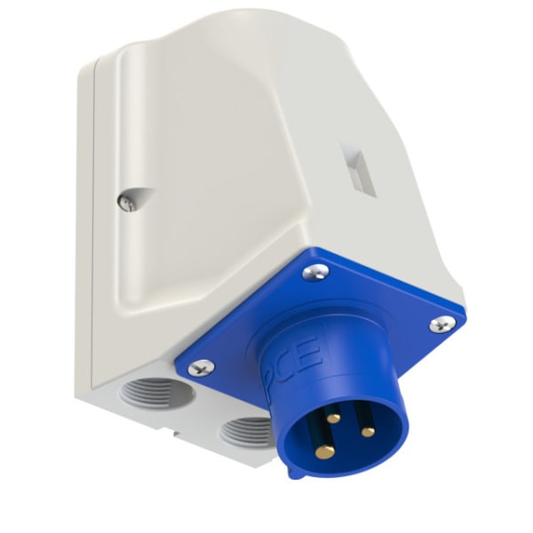 PC ELECTRIC - CEE-Wandgerätestecker 16A 3p 6h IP44
