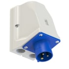 PC ELECTRIC - CEE-Wandgerätestecker 16A 3p 6h IP44