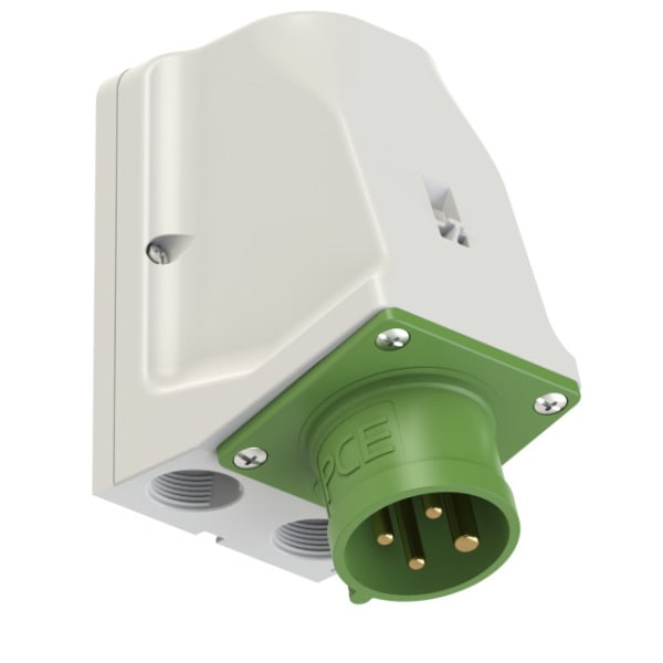 PC ELECTRIC - CEE-Wandgerätestecker 16A 4p 10h IP44
