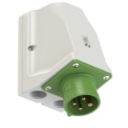 PC ELECTRIC - CEE-Wandgerätestecker 16A 4p 10h IP44