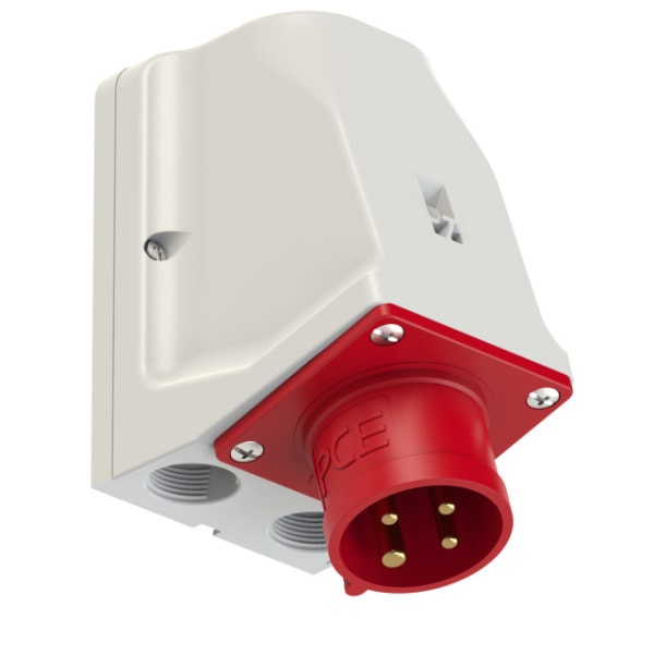 PC ELECTRIC - CEE-Wandgerätestecker 16A 4p 6h IP44