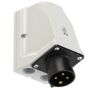 PC ELECTRIC - CEE-Wandgerätestecker 16A 4p 7h IP44