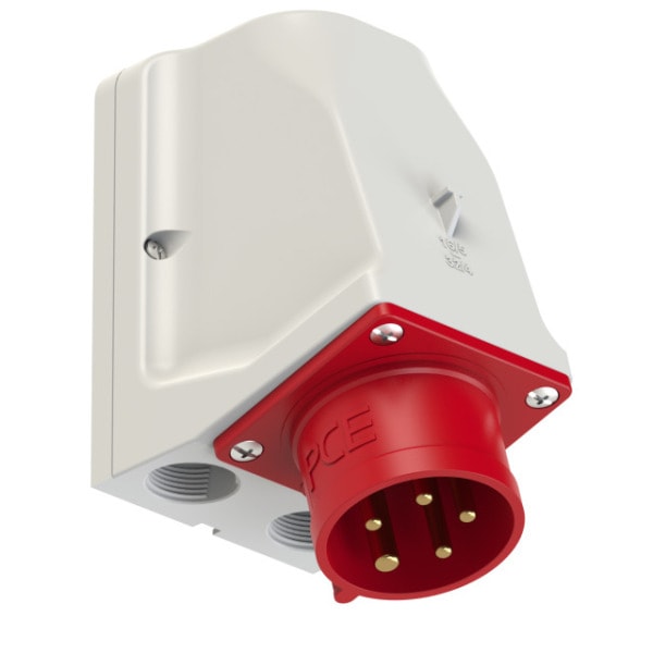 PC ELECTRIC - CEE-Wandgerätestecker 16A 5p 6h IP44