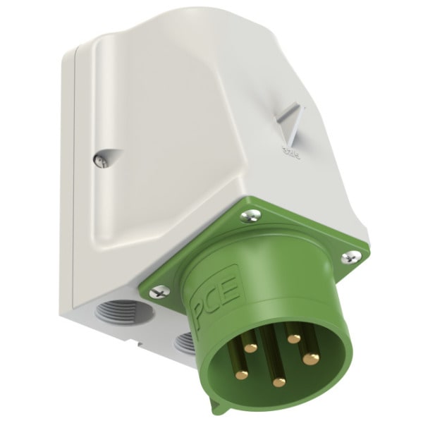 PC ELECTRIC - CEE-Wandgerätestecker 32A 5p 10h IP44