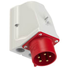 PC ELECTRIC - CEE-Wandgerätestecker 32A 5p 6h IP44