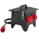 PC ELECTRIC - Mobilverteiler Vollgummi Baureihe Spitz BV 2x16/5 4xSSD 2m5G2.5St D-Zä Ea