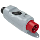 PC ELECTRIC - CEE-Stecker mit Schalter (EIN-AUS) +BA 32A 5p 6h IP44 mit Bügel