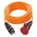 PC ELECTRIC - Verlängerungsleitung 25m H07BQ-F 3G2,5 orange PUR SK-Stecker/Kupplung