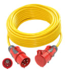 PC ELECTRIC - Verlängerungsleitung 50m N07V3V3-F 5G6 gelb K35 PW CEE32/Kupplung CEE32