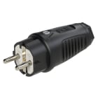 PC ELECTRIC - Taurus2 Gummi-Stecker nat IP54 (schwarz)