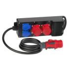 PC ELECTRIC - Mobilverteiler Vollgummi Baureihe STEYREGG BV 2x16/5 2xSSD 2m5G2.5St16 Ea IP54