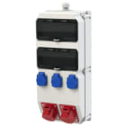 PC ELECTRIC - Wandverteiler Kunststoff Baureihe Strobl BV 2x16/5 3xSSD M25oBVu HKL Pc