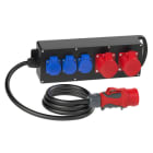 PC ELECTRIC - Mobilverteiler Vollgummi Baureihe STEYREGG MV 2x16/5 3xSSD 2m5G2.5St16 H07 IP54