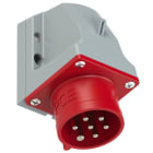 PC ELECTRIC - CEE-Wandgerätestecker 16A 7p 6h IP44/IP54