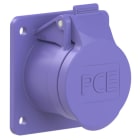 PC ELECTRIC - CEE-Anbausteckdose gerade 60x70mm 16A 2p 24VAC 50/60Hz IP44/IP54 TWIST