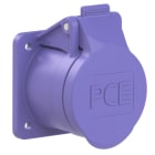 PC ELECTRIC - CEE-Anbausteckdose gerade 55x55mm 16A 3p 24VAC 50/60Hz IP44/IP54 TWIST