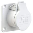 PC ELECTRIC - CEE-Anbausteckdose gerade 70x70mm 16A 2p 24/42VDC IP44/IP54 TWIST