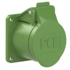 PC ELECTRIC - CEE-Anbausteckdose gerade 55x55mm 32A 3p 24/42VAC 100-200Hz IP44/IP54 TWIST