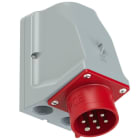 PC ELECTRIC - CEE-Wandgerätestecker durchschleifbar 16A 7p 6h IP44/IP54