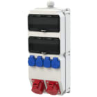 PC ELECTRIC - Wandverteiler Kunststoff Baureihe Strobl BV 32/5 16/5 4xSSD M32oBVu IP54 P