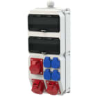 PC ELECTRIC - Wandverteiler Kunststoff Baureihe Strobl BV 32/5 2x16/5 4xSSD M32oBVu H Pc