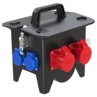 PC ELECTRIC - Mobilverteiler Vollgummi Baureihe RIED BV 2x16/5 4xSSD WGS16/5 Ea IP44