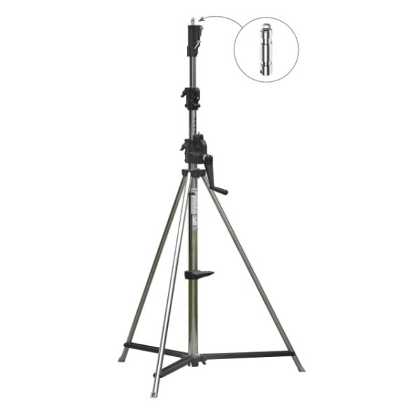 PC ELECTRIC - Stativ Teleskop 3 tlg mit Kurbel 3,8 m