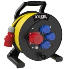 PC ELECTRIC - Kabeltrommel XREEL 310 1xCEE 16A 5p 400V,3xSSD 30m 5G2,5 N07V3V3-F K35 gelb IP54