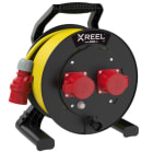PC ELECTRIC - Kabeltrommel XREEL 310 2xCEE 16A 5p 400V 25m 5G2,5 N07V3V3-F K35 gelb IP54