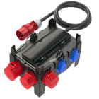 PC ELECTRIC - Mobilverteiler Kunststoff Baureihe ISCHL BV 32/5 2x16/5 6xSSD 2m5G6St32 Ea IP44