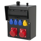 PC ELECTRIC - Wandverteiler Vollgummi Baureihe Salzburg BV 32/5 16/5 3xSSD CATdivM Ea