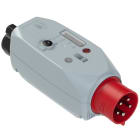 PC ELECTRIC - CEE-Motorschutzstecker mit Schütz bis 7,5kW PW+BA+DFK 32A 5p 6h (12-16A) IP44