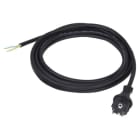 PC ELECTRIC - Geräte Anschlussleitung 5m H07RN-F 3G1,5 schwarz mit Schutzkontaktstecker