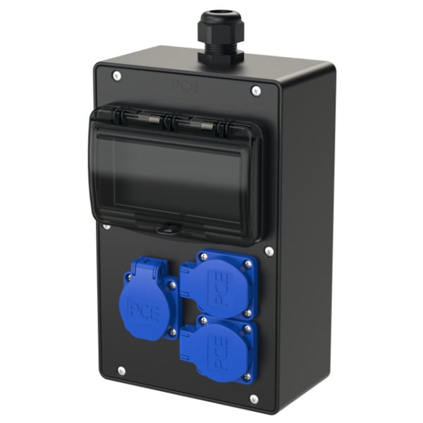 PC ELECTRIC - Wandverteiler Vollgummi Baureihe TRAUNSEE BV 3xSSD M25oBVu VC5p Ea v IP54