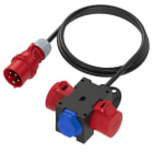 PC ELECTRIC - Mobilverteiler Kunststoff Baureihe St.Anton 2x16/5 SSD 1.5m5G1.5H07PW16 m.B