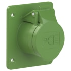 PC ELECTRIC - CEE-Anbausteckdose gerade 75x85mm 16A 3p 24/42VAC 100-200Hz IP44/IP54 TWIST