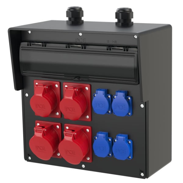 PC ELECTRIC - Wandverteiler Vollgummi Baureihe Bruck BV 2x32/5 2x16/5 4xSSD 2M32o H Ea