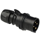 PC ELECTRIC - CEE-Stecker 32A 4p 6h SHARK schwarz