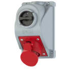 PC ELECTRIC - CEE-Wandsteckdose COMBO-POL 32A 5p 6h IP44