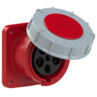 PC ELECTRIC - CEE-Anbausteckdose gerade (100x107) 63A 5p 6h IP67 POWER TWIST