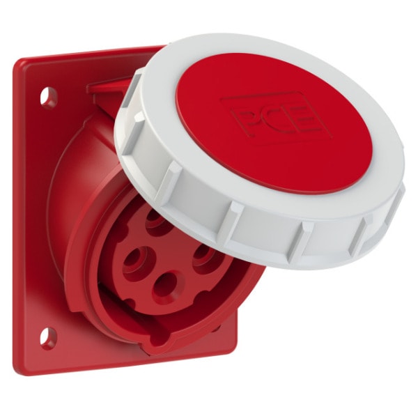PC ELECTRIC - CEE-Anbausteckdose schräg (80x97mm) 16A 5p 6h IP67